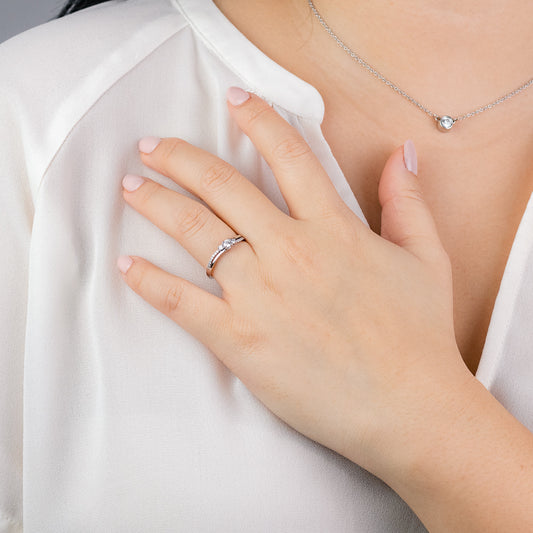 Diamond Promise Ring in 10K White Gold (0.20ct tw)