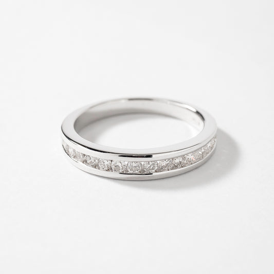 Diamond Anniversary Band in 14K White Gold (0.40 ct tw)