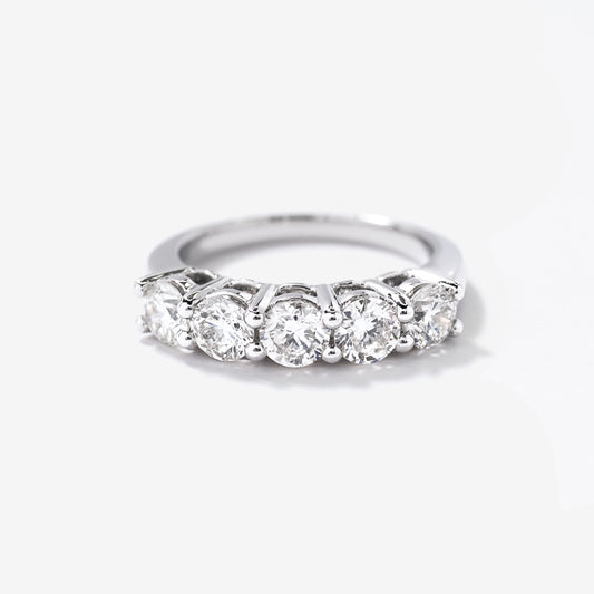 Diamond Anniversary Ring in 14K White Gold (1.50 ct tw)