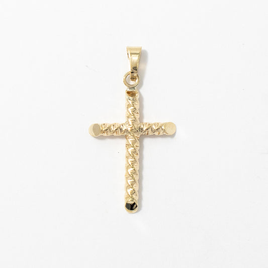 10K Yellow Gold Cross Pendant