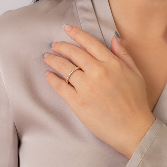 14K Yellow Gold Diamond Anniversary Band (0.50 ct tw)