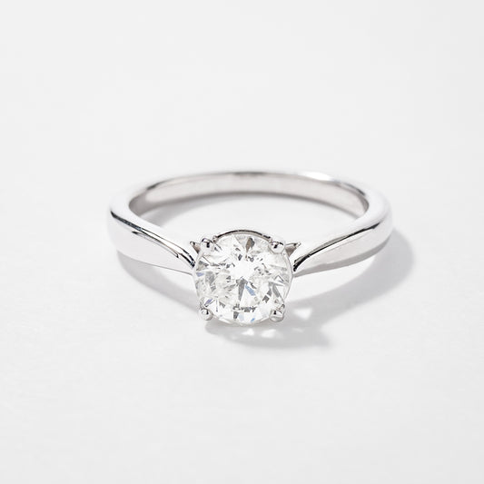 Canadian Diamond Solitaire Engagement Ring in 14K White Gold (1.00 ct tw)