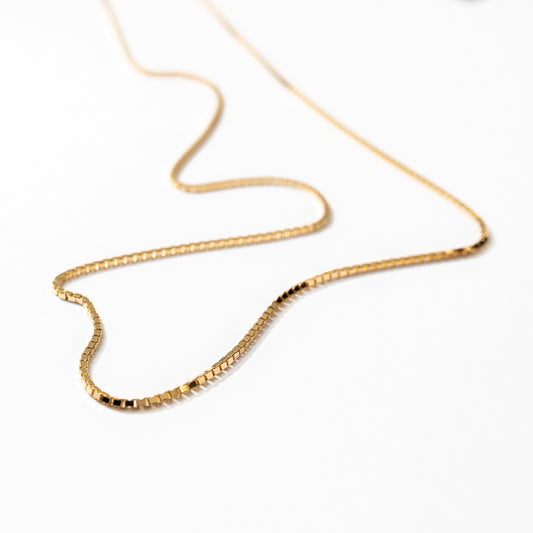 10K Yellow Gold 1.00mm Box Chain (20")
