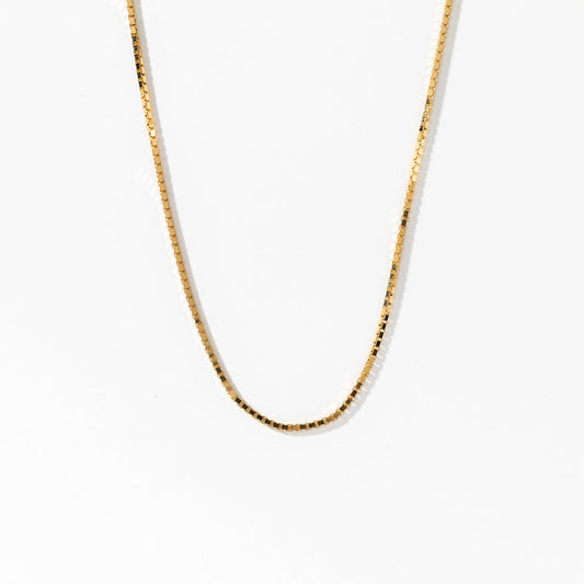 10K Yellow Gold 1.00mm Box Chain (22")