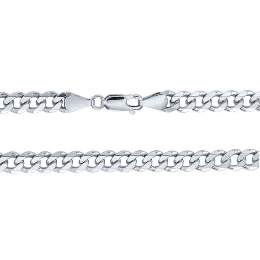 5.50 mm Silver Curb Chain (20")