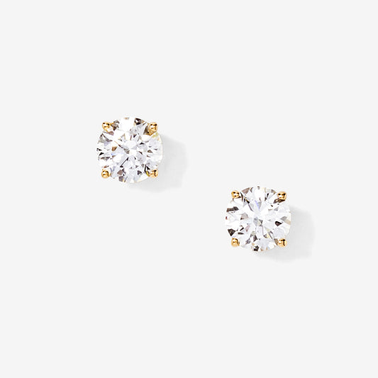 Lab Grown Diamond Stud Earrings in 14K Yellow Gold (1.50 ct tw)