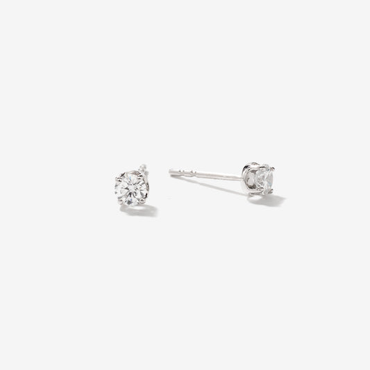 Lab Grown Diamond Stud Earrings in 14K White Gold (0.30 ct tw)