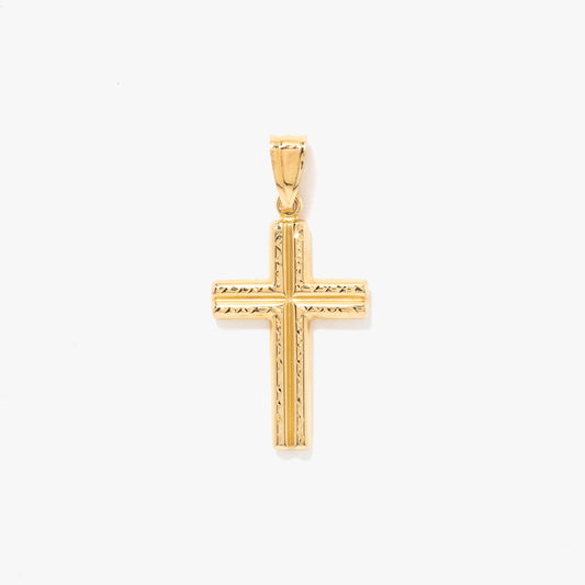 Cross Pendant in 14K Yellow Gold