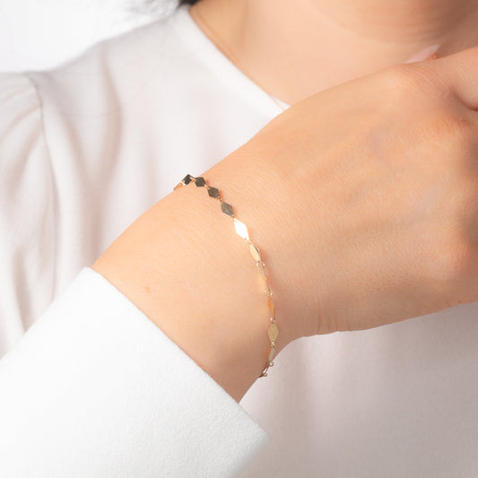 Link Bracelet in 10K Yellow Gold
