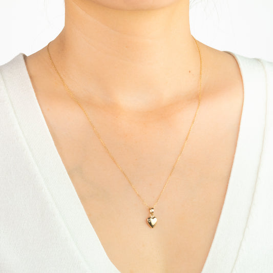 Heart Pendant in 14K Yellow Gold