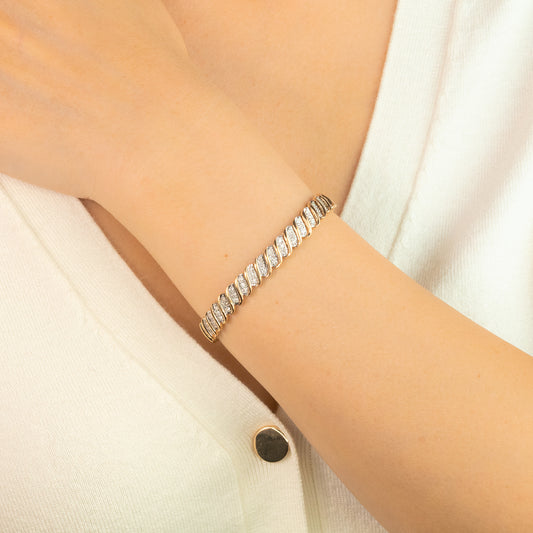 Diamond Bracelet in 10K Yellow Gold (2.00 ct tw)