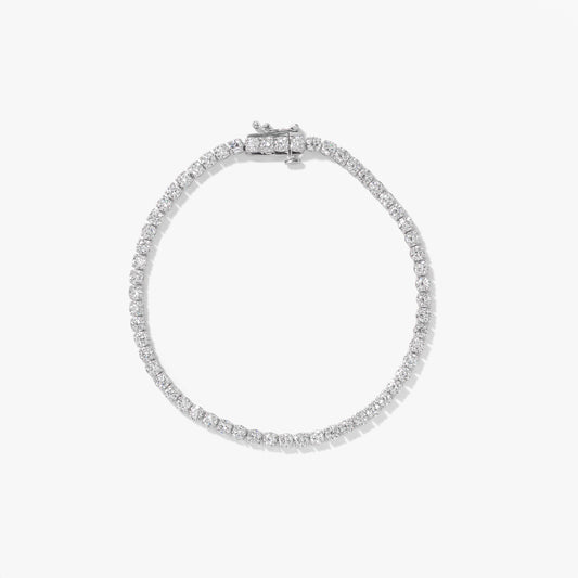 Lab Grown Diamond Bracelet in 14K White Gold (5.00 ct tw)