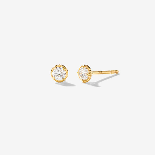Lab Grown Diamond Stud Earrings in 10K Yellow Gold (0.30 ct tw)