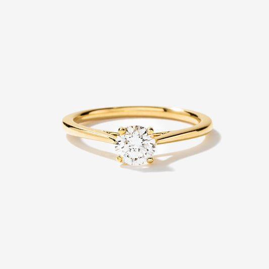 Diamond Engagement Ring in 10K Yellow Gold (0.51 ct tw)