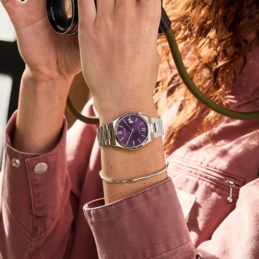 Citizen Tsuyosa 37mm Purple Dial Watch | NJ0200-50W